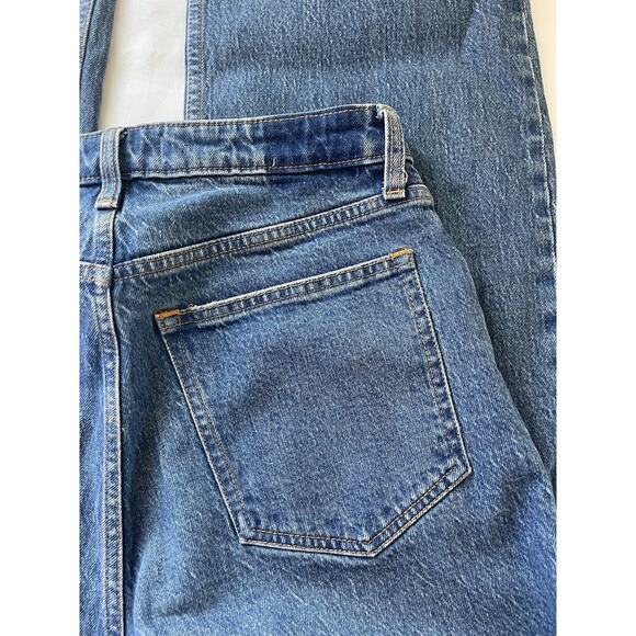 Abercrombie & Fitch The 90's Relaxed High Rise Jeans Curve Love Sz 30L 30 - Picture 7 of 8